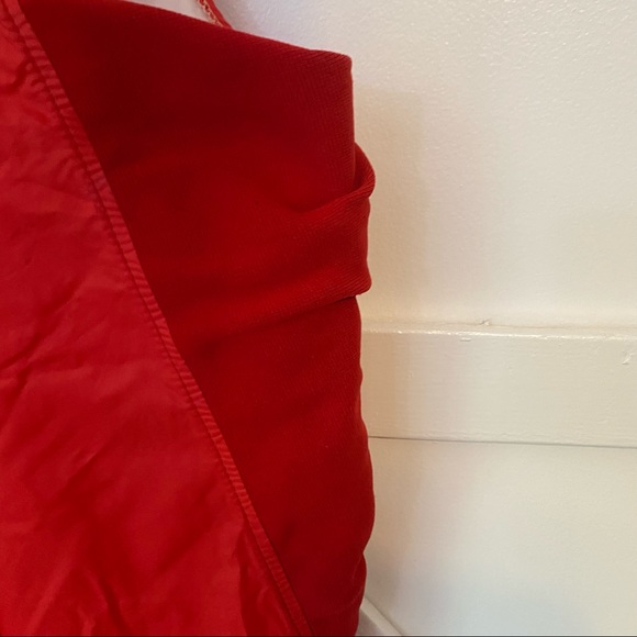 Vintage Sears Sports Center Rainbow Stripe Puffer Snowsuit Overalls Sz 36/Small - Picture 7 of 9